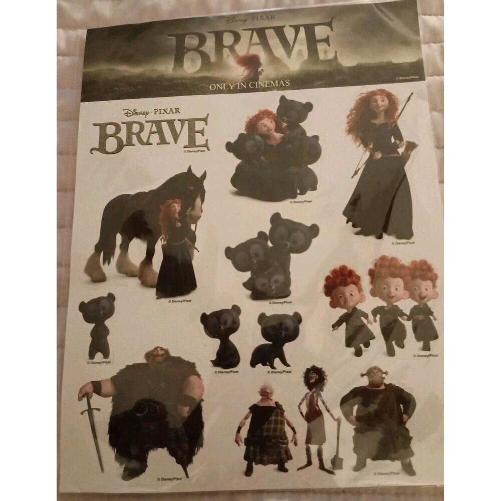 Disney Brave Movie Stickers